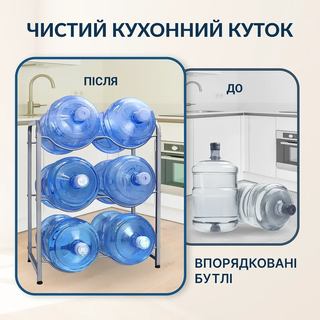 Підставка металева ViO MR6 на 6 бутлів, розбірна - фото 5