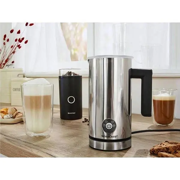 Вспениватель для молока, капучинатор SilverCrest SMA 500 F1 500 Вт 300 мл нержавеющая сталь - фото 5