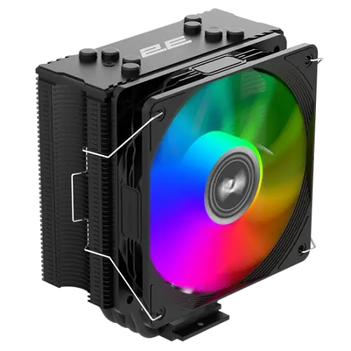 Повітряне охолодження 2E Gaming ACN120B ARGB Black (2E-ACN120B-ARGB)