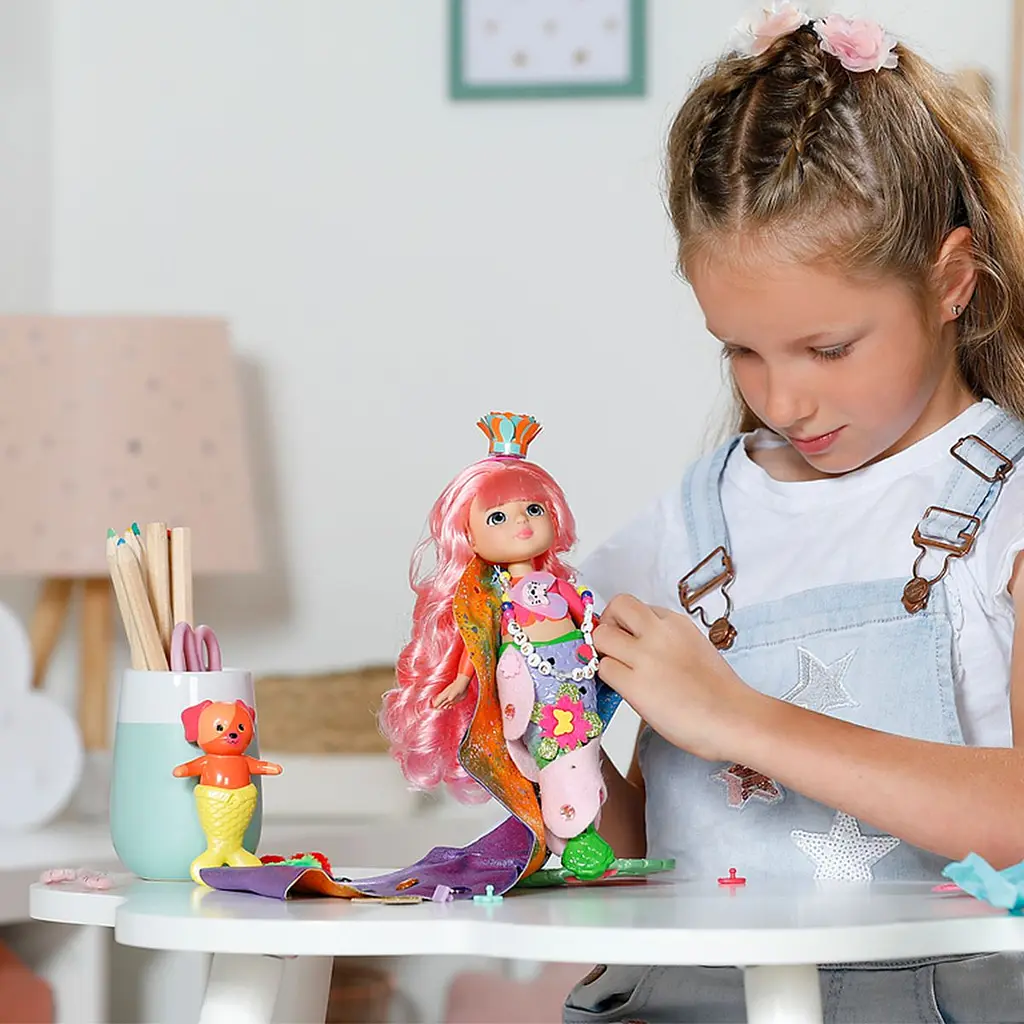 Кукла Baby Born Glam Up Русалочка Саншайн 28 см (871782) - фото 10