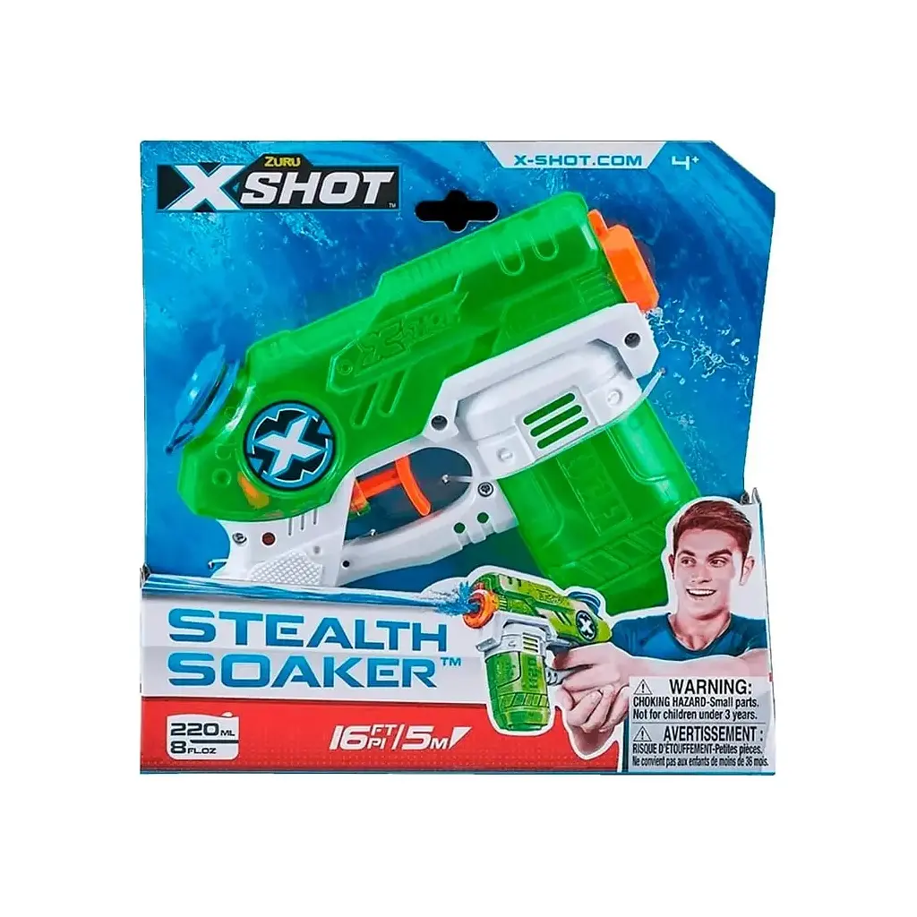 Іграшкова зброя Zuru X -Shot Warfare Водний бластер Small Stealth Soaker (01226R) - фото 2
