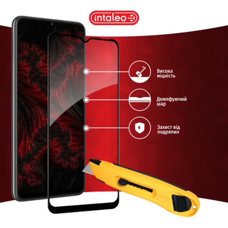 Скло захисне Intaleo Full Glue Samsung A32 5G Black (1283126541742) - фото 5