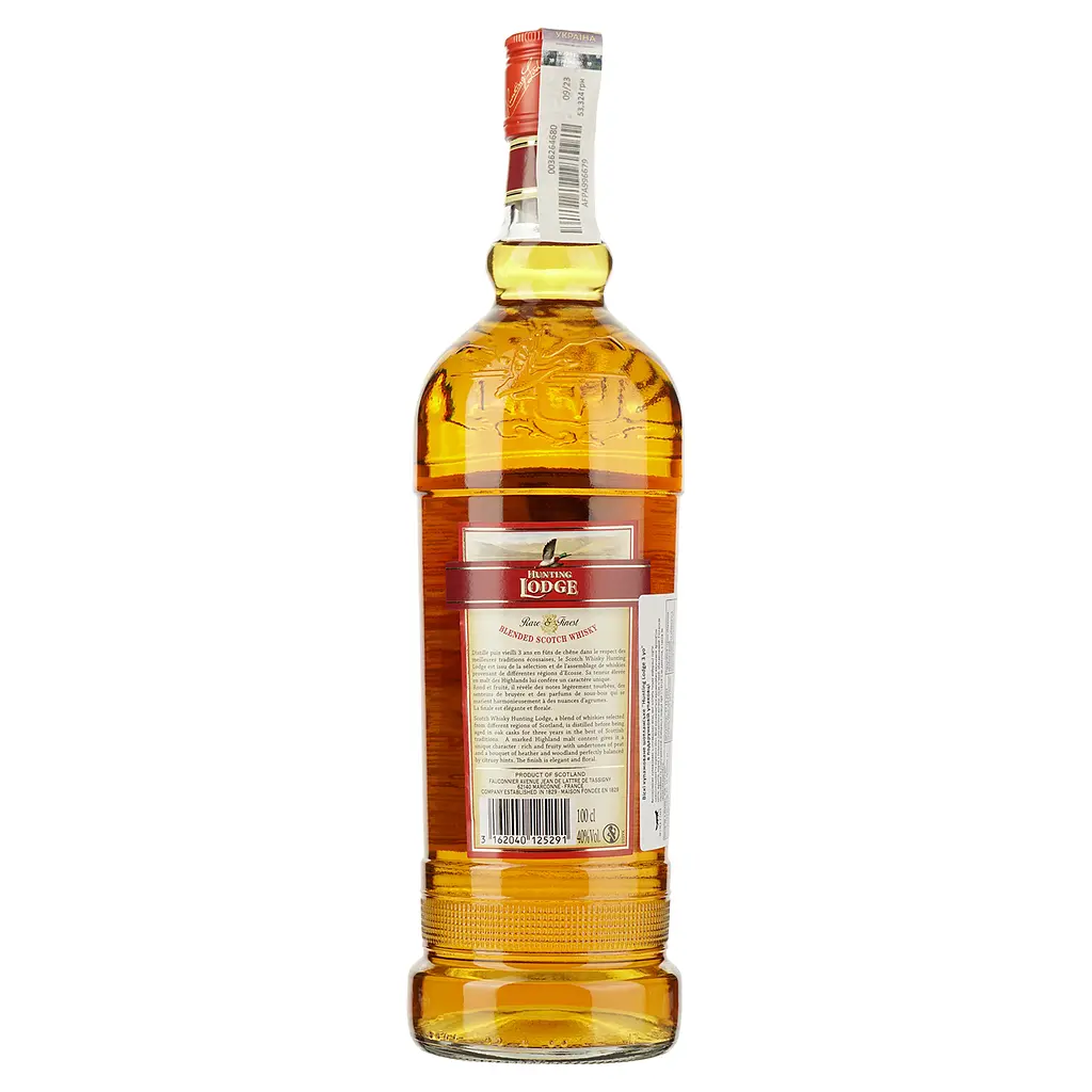 Виски Fauconnier Hunting Lodge 3yo Blended Scotch Whisky, 40%, 1 л - фото 3