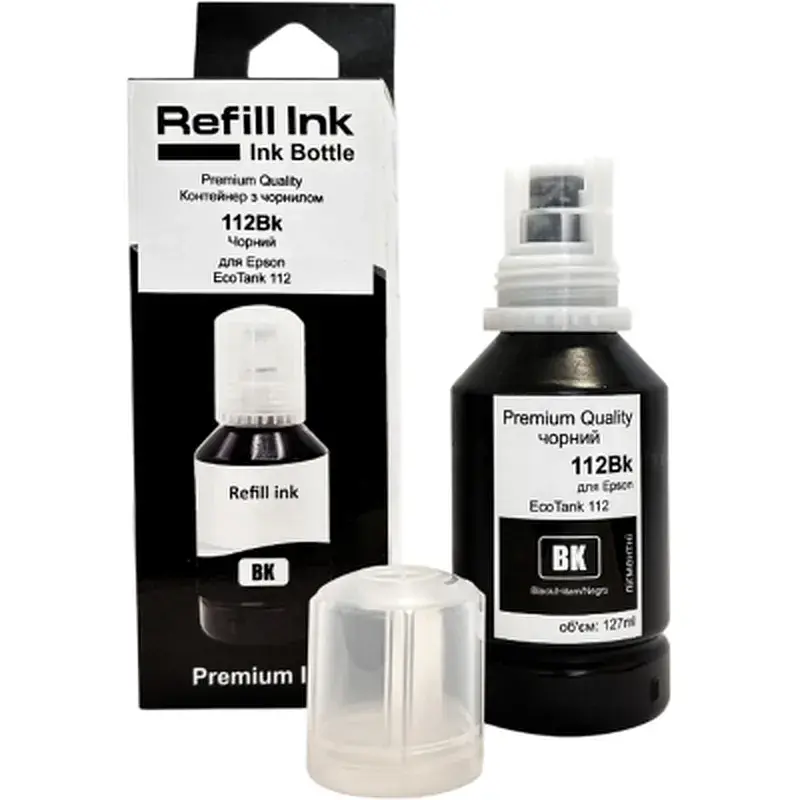 Чорнило Premium Quality Epson 112Bk 127мл Black (70264874)