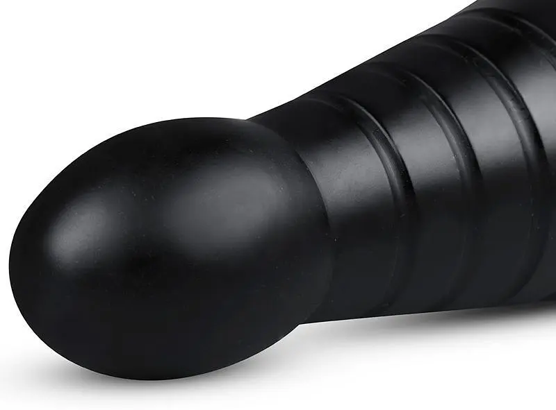 Велика анальна пробка-конус Buttr Devil Dog Butt Plug, 25,9 см, чорний - фото 2