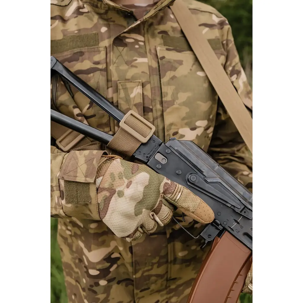 Ремінь Kiborg 2-точковий Gun Sling G-2 з пряжкою швидкого регулювання Triple-X Coyote (1000-k8014) - фото 9