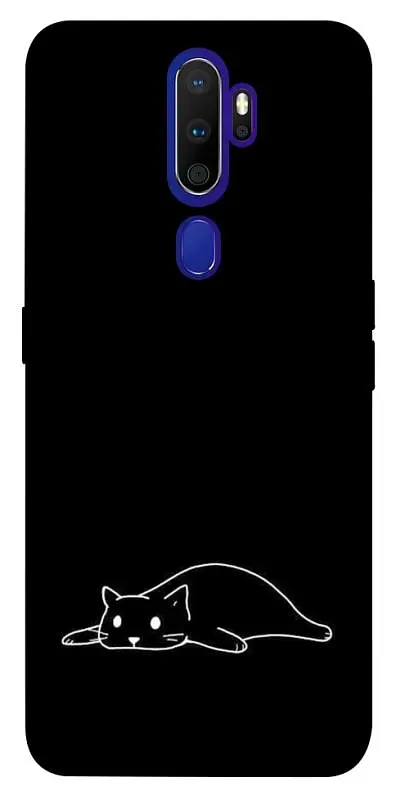 TPU чохол Demsky Lazy cat для Oppo A5 (2020) / Oppo A9 (2020)