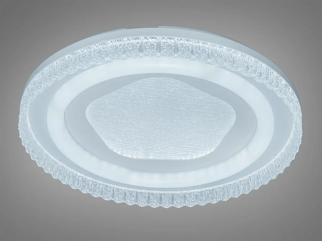 Стельова LED люстра в коридор Diasha WG5156/B WH, Ø48 см, 85 W - фото 4