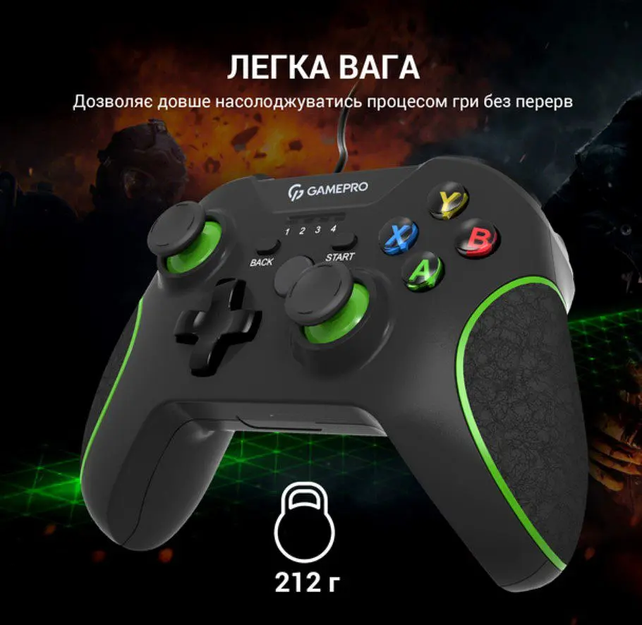 Геймпад джойстик GamePro MG-450 Black USB PC/PS3/Android - фото 7