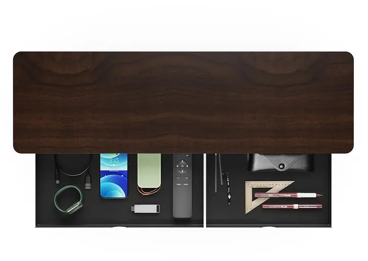 Настільна підставка для монітора Officepro MR145DW Dark Wood/Black (MR145DW) - фото 4