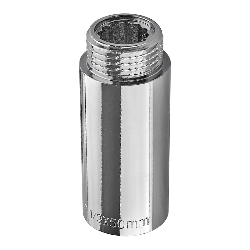 Подовжувач Europroduct Ep.E050.Chr - 1/2"MF-50мм хром EP6127 - фото 3