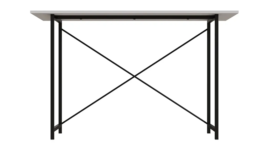 Стіл письмовий Line Лайт Ferrum-decor 750x1200x600 Чорний метал ДСП Білий 16 мм (FRD-104857) - фото 2