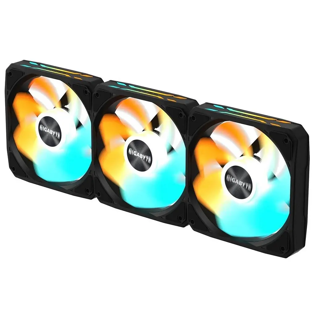 Вентилятор Gigabyte EZ Chain RVS Fan 120 3-Pack Чорний (GP-GBT EZRVSFAN1203)