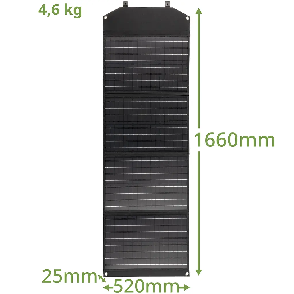 Портативний зарядний пристрій сонячна панель Bresser Mobile Solar Charger 120 Watt USB DC (3810070) - фото 4
