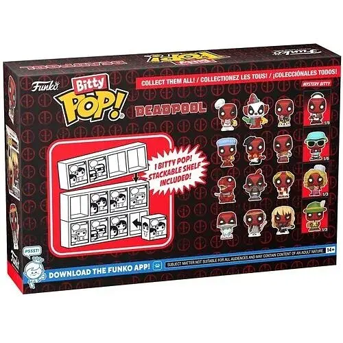 Набір Фігурок Bitty Pop Marvel Дедпул Deadpool 4 Pack 3 см BP D 4P - фото 3