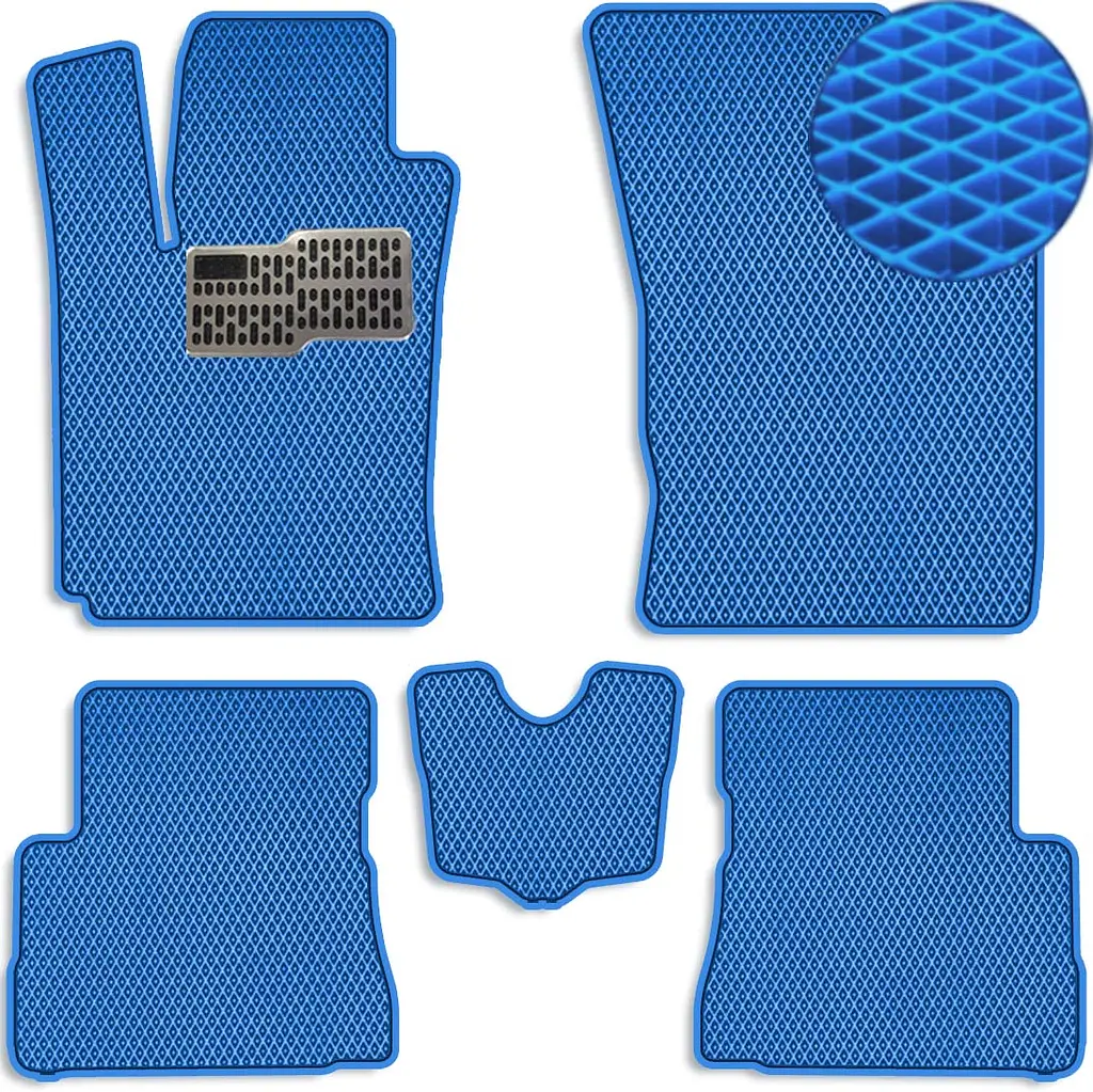 Килимки в салон EVA для Hyundai Getz 2005-2008 з підп'ятником Сині 5 шт