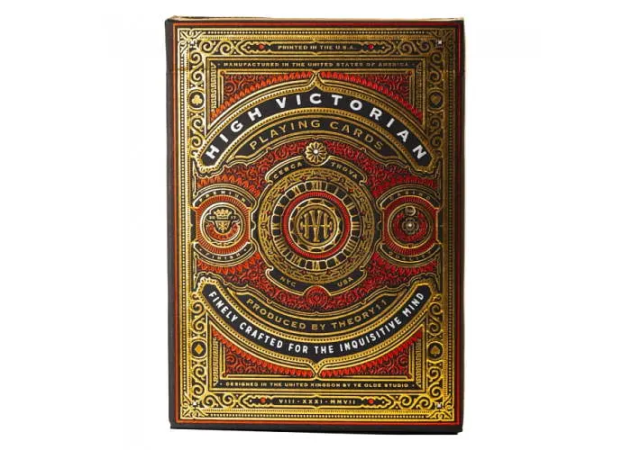 Карты игральные United States Playing Card Company Theory11 High Victorian (red) (168124) - фото 3