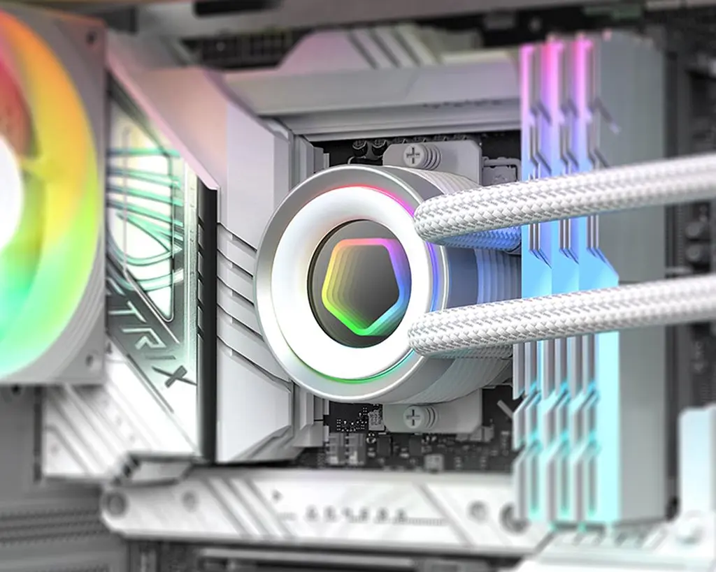 СВО ID-Cooling FX360 INF White (FX360 INF WHITE) - фото 7