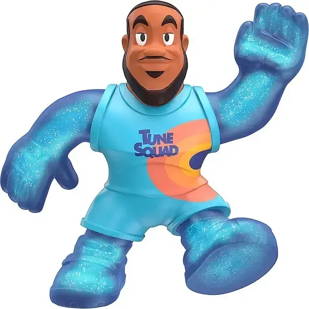 Іграшка антистрес Леброн Джеймс Moose Toys Goo Jit Zu Space Jam LeBron James, фігурка тягучка Stretch висота 13 см (SKU-245) - фото 2