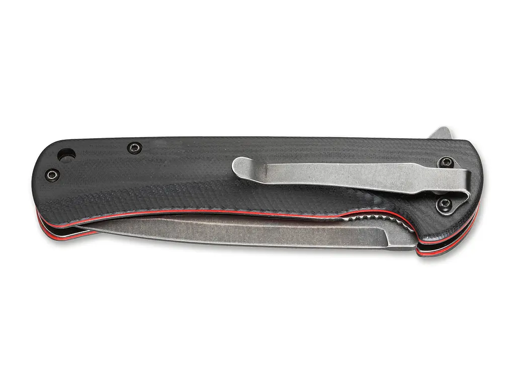 Нож Boker Magnum Mobius Черный-Красный - фото 2