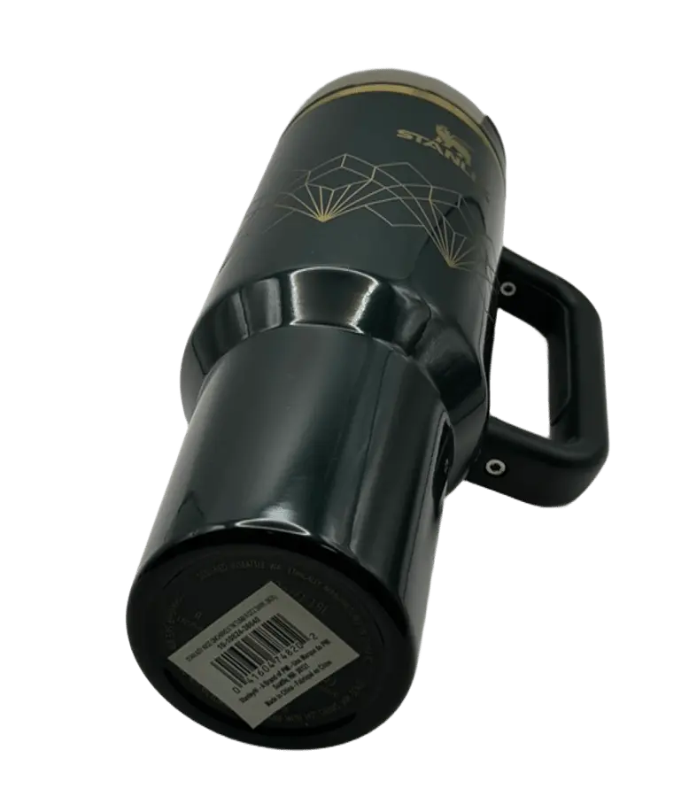 Термос термочашка Stanley Quencher H2.0 Tumbler з нержавіючої сталі 1,18 л Navy Blue Gold KT7001973 - фото 4