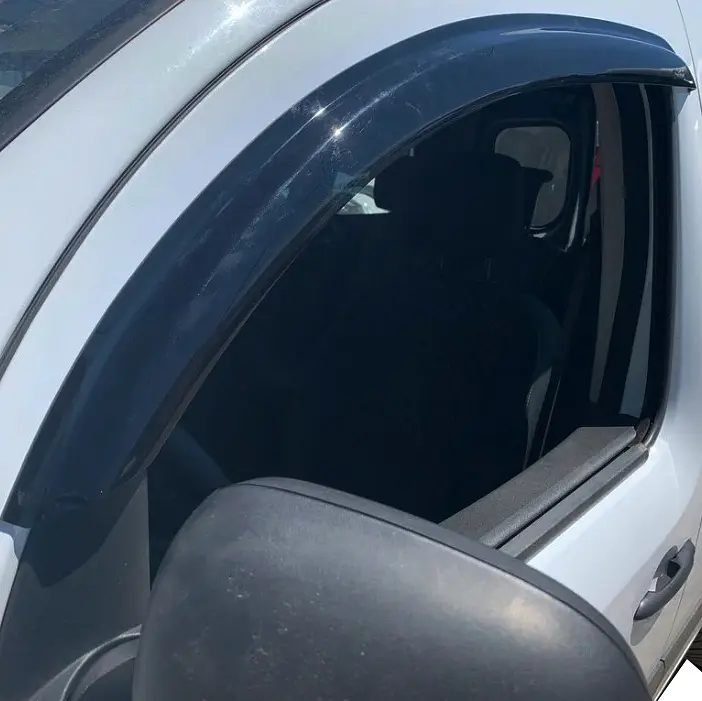 Дефлектори вікон вітровики для Renault Kangoo 2008- на скотчі 2D передні Оригінал (REN25-1) - фото 3