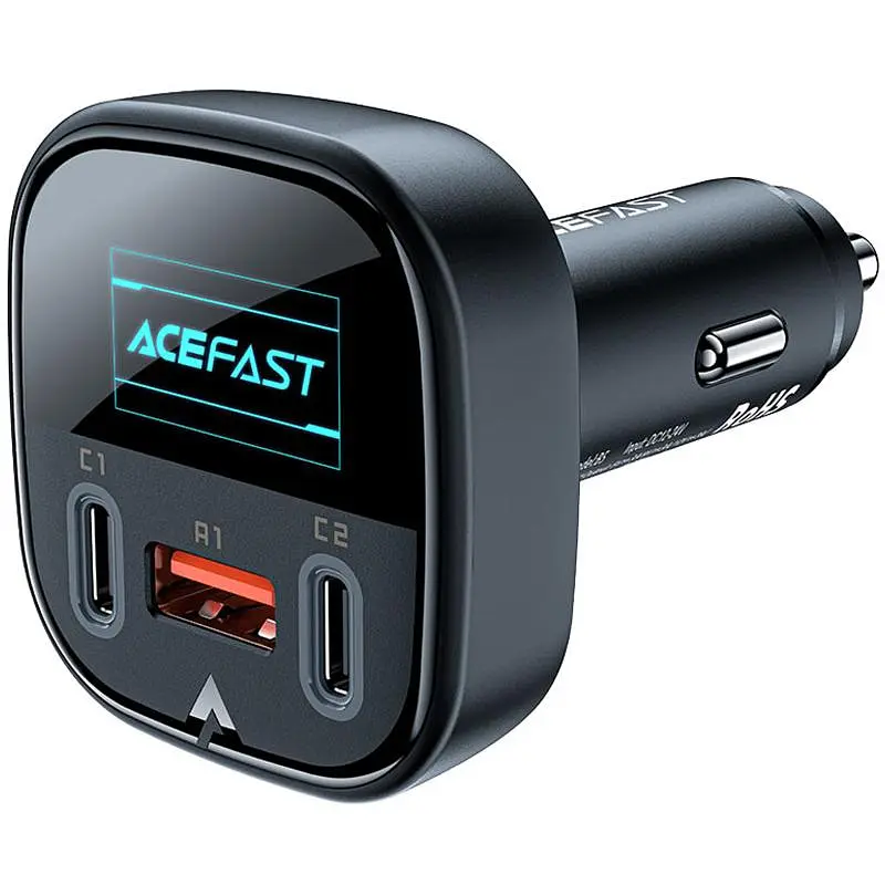 АЗП B5 PD36W+QC4.0 101W (1USB-A/2C) Black Acefast teh0029932