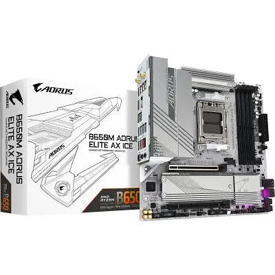 Материнская плата Gigabyte B650M AORUS ELITE AX ICE (B650M A ELITE AX ICE) - фото 6