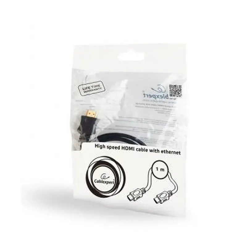 Кабель мультимедійний HDMI M to HDMI M 1.0m Cablexpert (CC-HDMI4L-1M) - фото 4