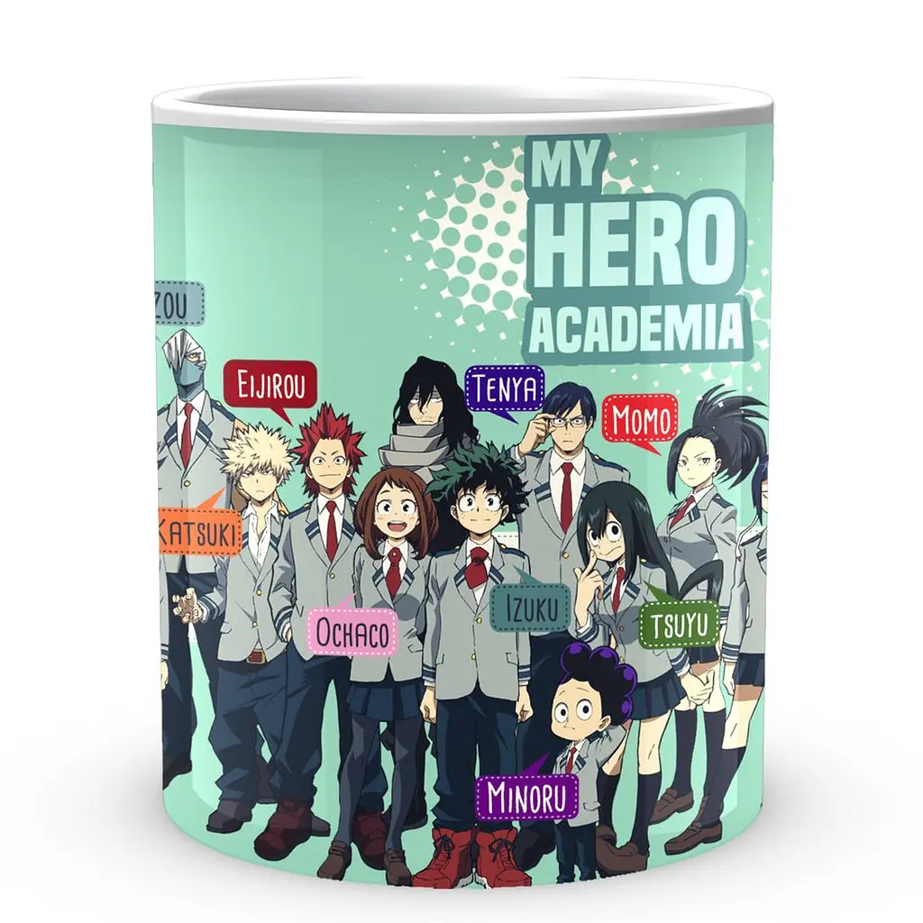 Кружка GeekLand Моя геройская академия My Hero Academia Класс 1-А MHA 02.526 330 мл белая - фото 2
