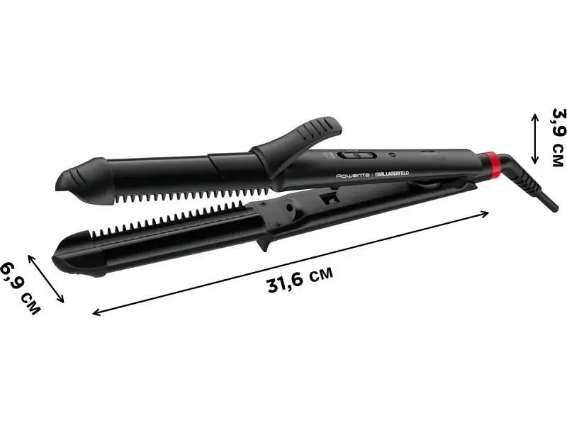 Плойка Rowenta Karl Lagerfeld Fashion Stylist CF451LF0 - фото 9