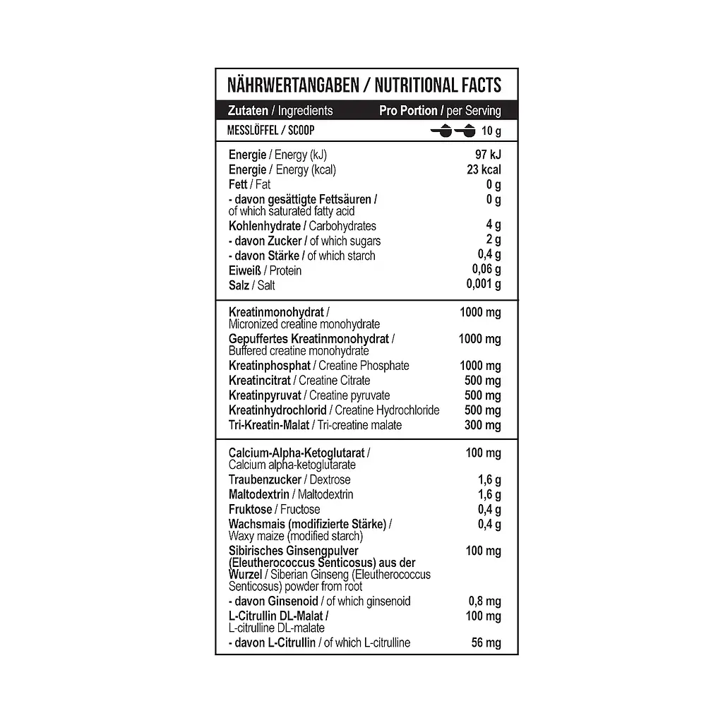 Комплекс Креатин MST Nutritionів 7в1 Creatine Kick - 1000 г - фото 3