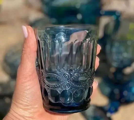 Склянка Olens Вінтаж 300 мл синя (OCT-KC7933DS) - фото 2