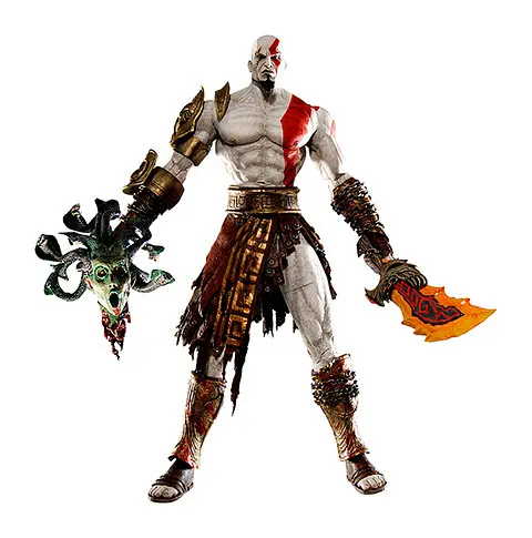 Фігурка Бог війни Кратос з головою Медузи Kratos God of War with Medusa head 18 см game GoW 27.09 - фото 2