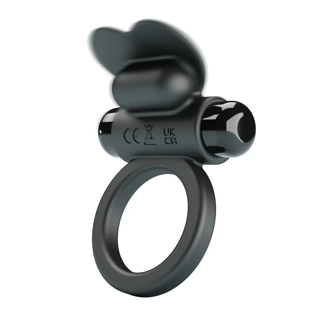 Віброкільце PRETTY LOVE VIBRANT PENIS RING DEBONAIRE Black, 10 vibration functions PRETTY LOVE BI-210316 99057 - фото 2