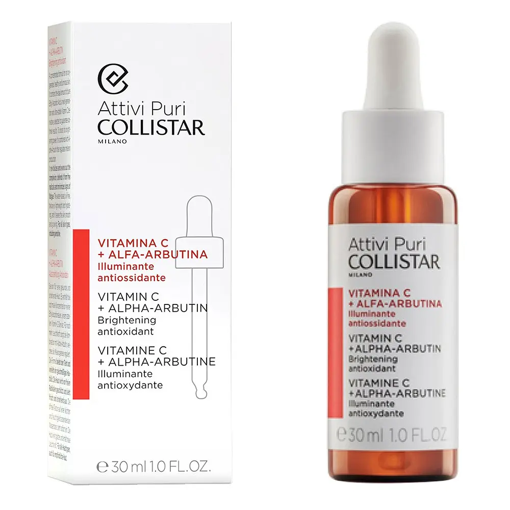 Осветляющая сыворотка для лица Collistar Pure Actives Vitamin C + Alpha-Arbutin Brightening Antioxidant, с витамином С и альфа-арбутином, 30 мл - фото 2