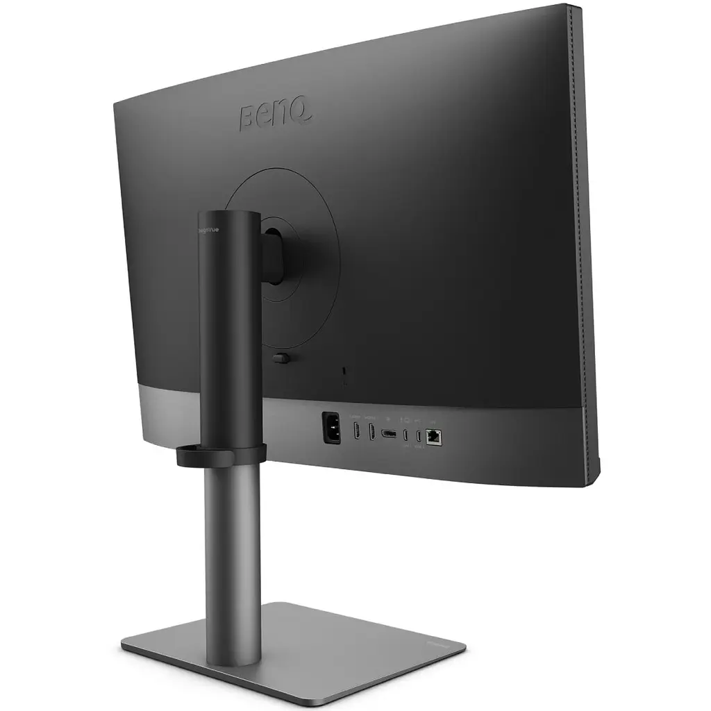 Монитор TFT 27" BenQ PD2770U, IPS, 4K UHD, HDMI, DP, USB-C, USB-hub, HAS, колонки, темно-серый (9H.Y0ELB.QBE) - фото 4