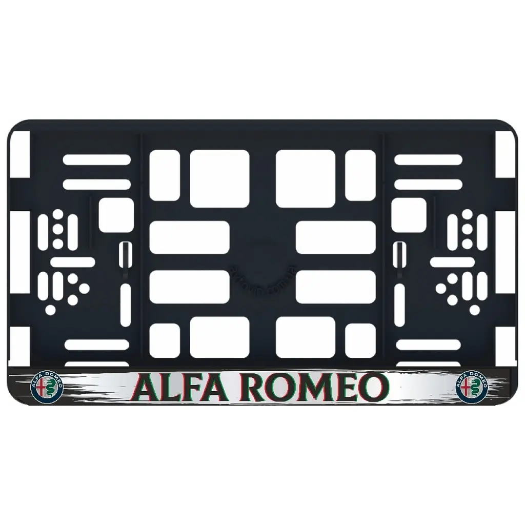 Рамка номера Alfa Romeo під Американський номер 300х150 мм Кольоровий Логотип