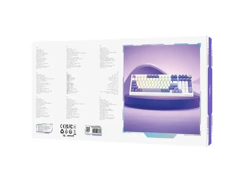Клавіатура Proove Gaming Slicker Special Edition White/Purple (WKSLSE022416) - фото 8