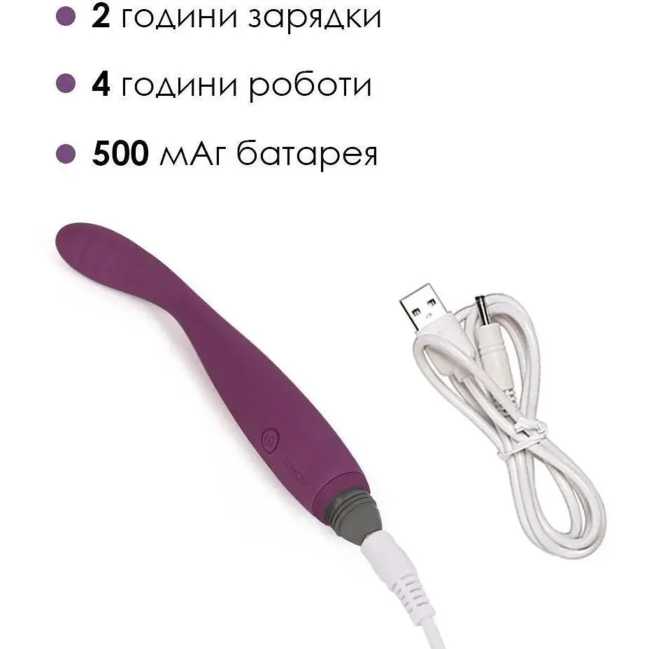 Тонкий вібратор для G Svakom Cici Violet з інтелектуальним режимом - фото 4
