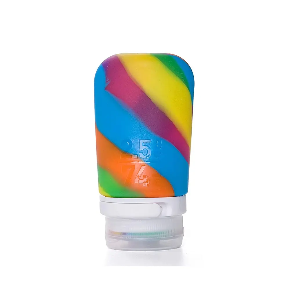 Силіконова пляшечка Humangear GoToob + Medium Rainbow - фото 2