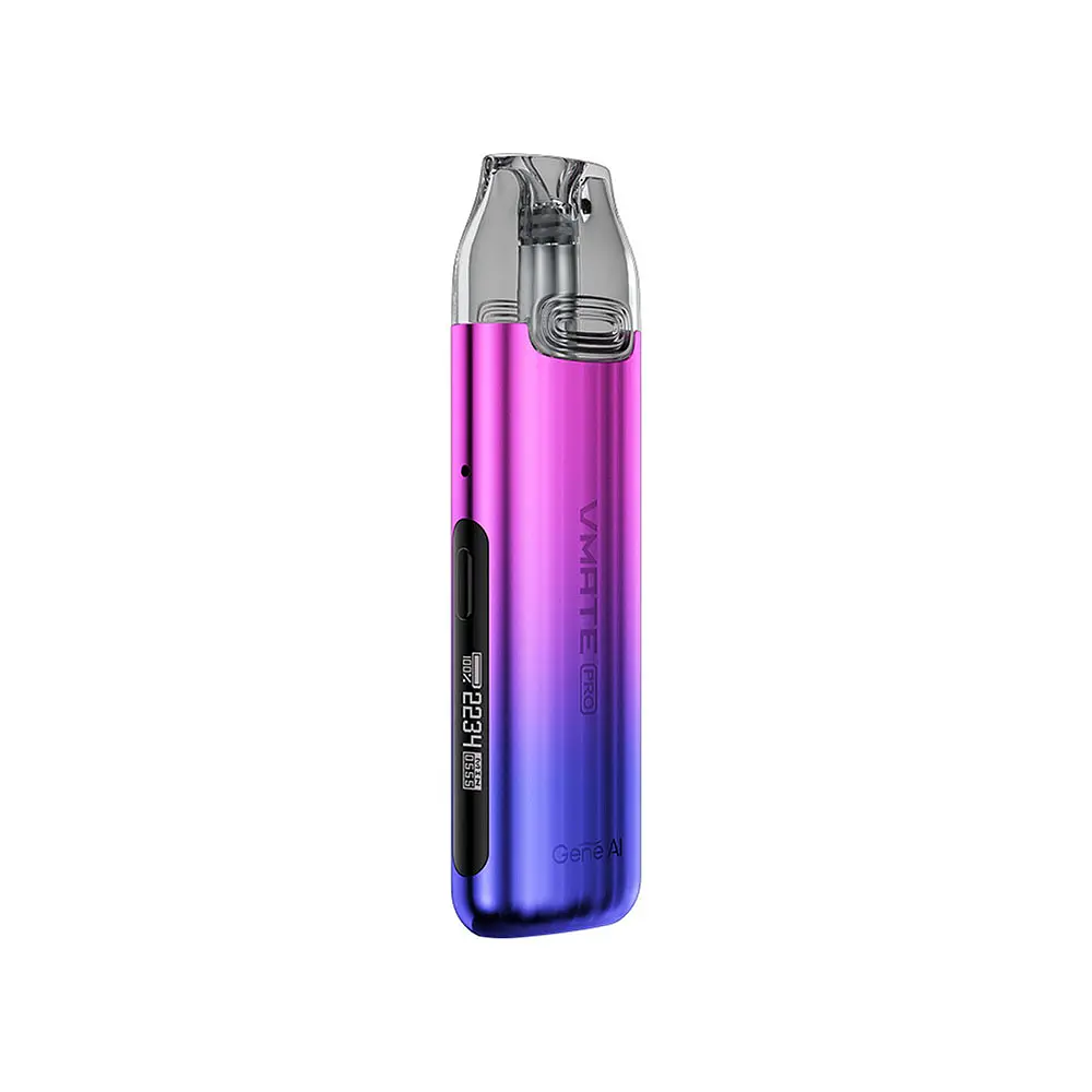 Под-система VooPoo  Vmate PRO 25 W Pod 900 mAh 3 ml Kit Neon синьо-фіолетова (16782) - фото 2