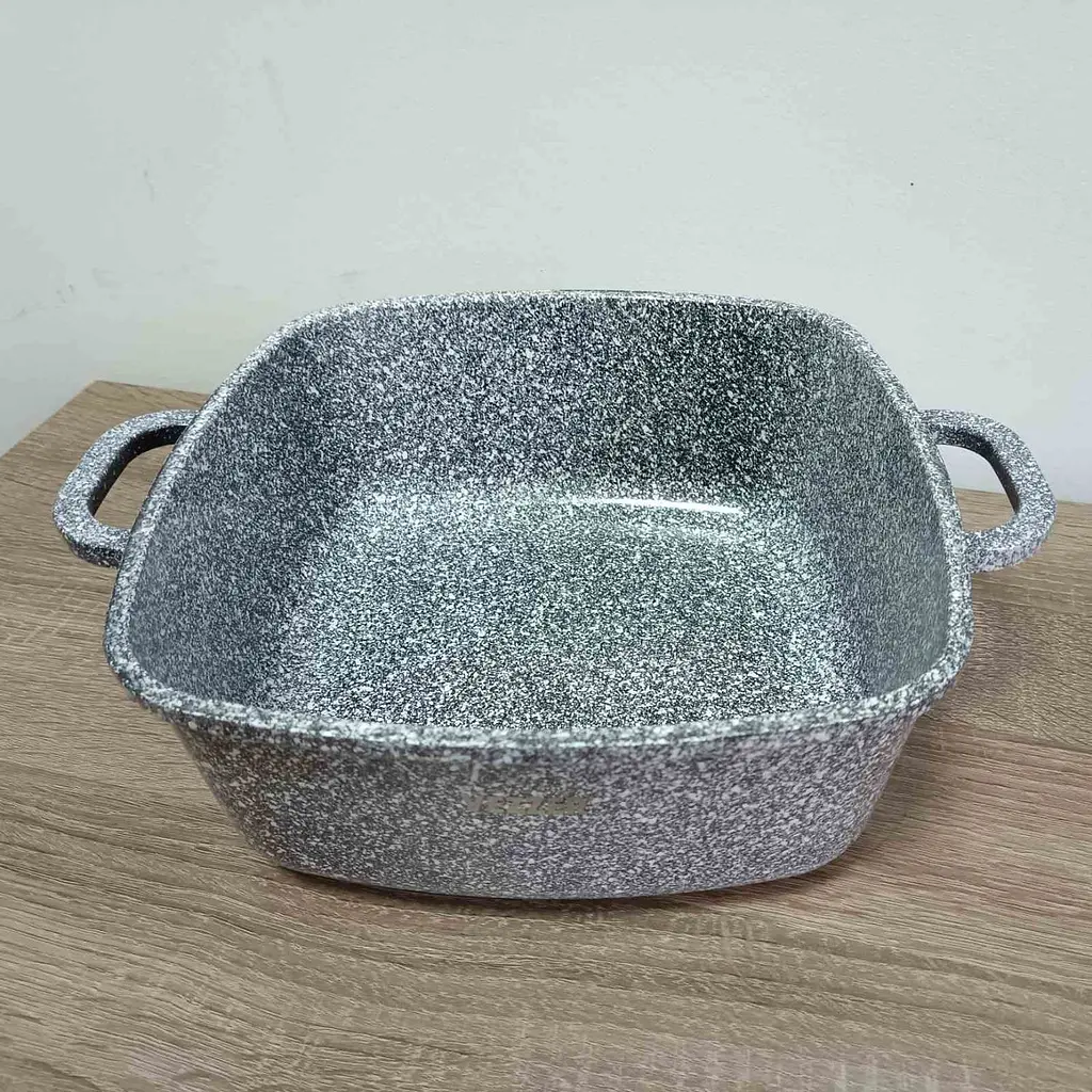 Каструля Vezzer квадратна з кришкою 24 см 4.5 л сіра (VZ8046) - фото 8