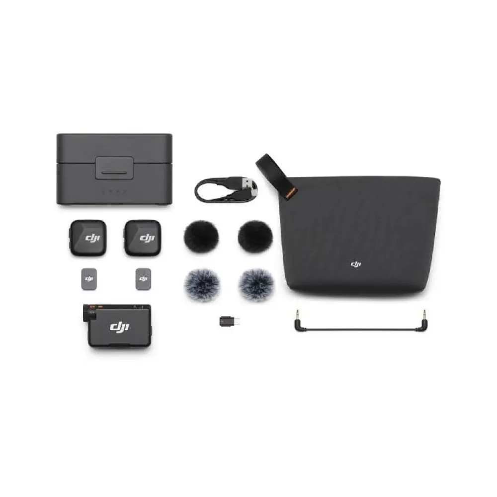 Набір - бездротова мікрофонна радіосистема для смартфона камери DJI Mic Mini 2TX + 1RX + Charging Case (CP.RN.00000433.01) - фото 5