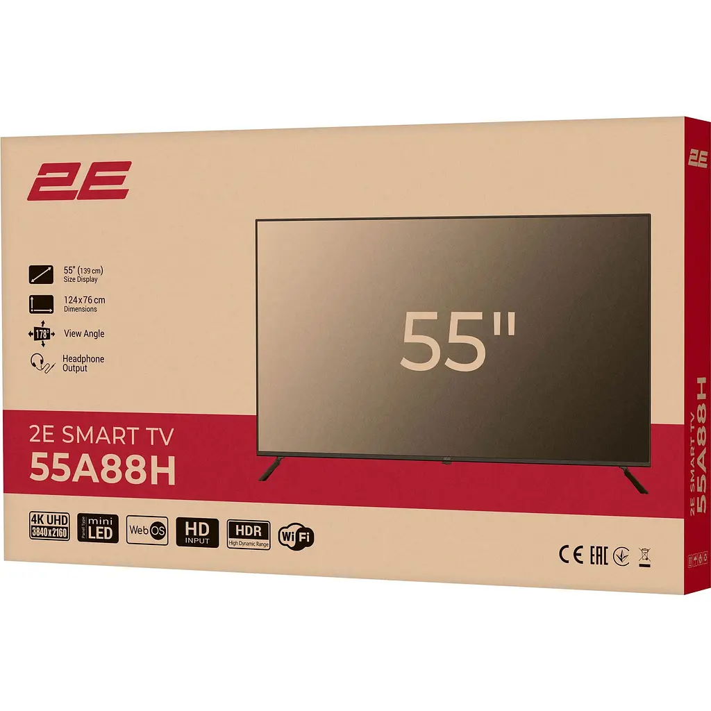 Телевізор 2E A88H 55` LCD UltraHD 4K (2E-55A88H) [149342] - фото 11