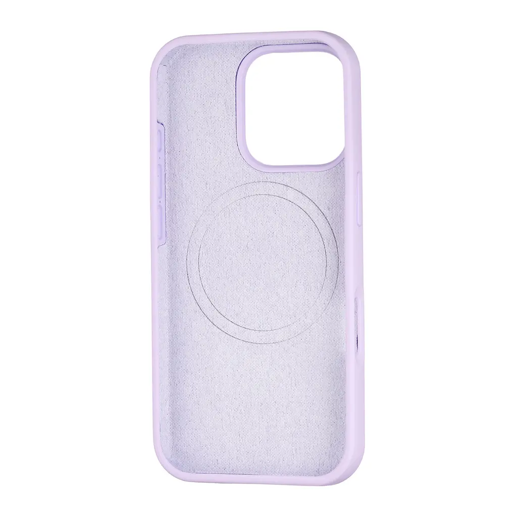 Чохол Silicone Case Full Cover with MagSafe iPhone 16 Pro Lilac - фото 2