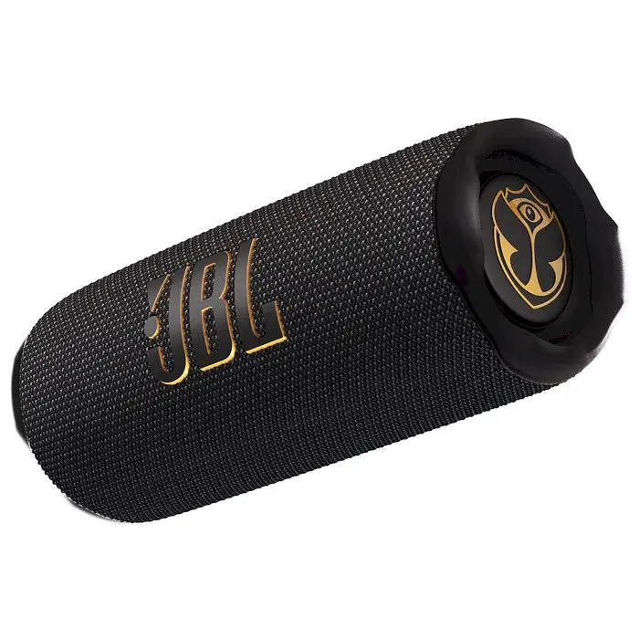 Колонка портативна 2.0 JBL Flip 7, Tomorrowland, 30 Bт, Bluetooth, живлення від акумулятора, 4800 mAh, IPX7 водонепроникна (JBLFLIP7TML) - фото 2
