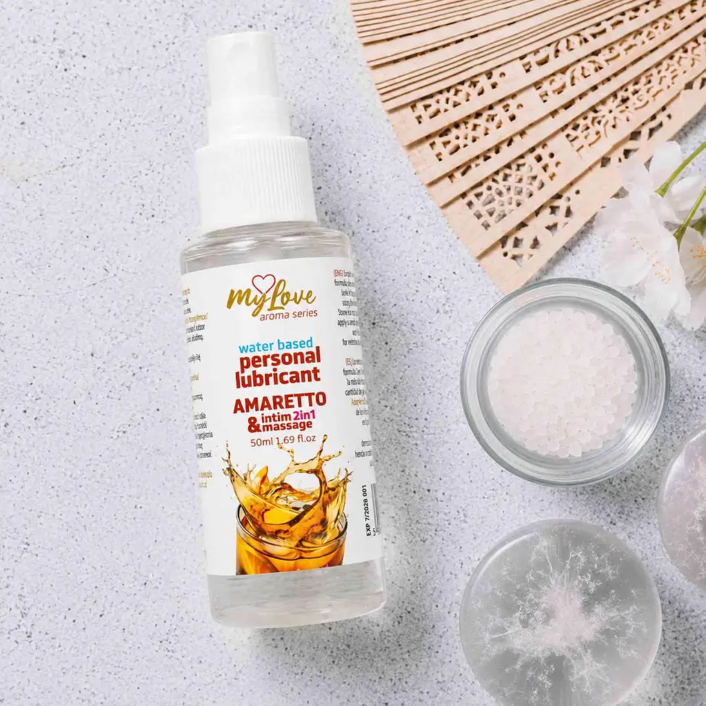 Лубрикант та масажний гель MyLove Aroma Series Amaretto 50 мл - фото 3