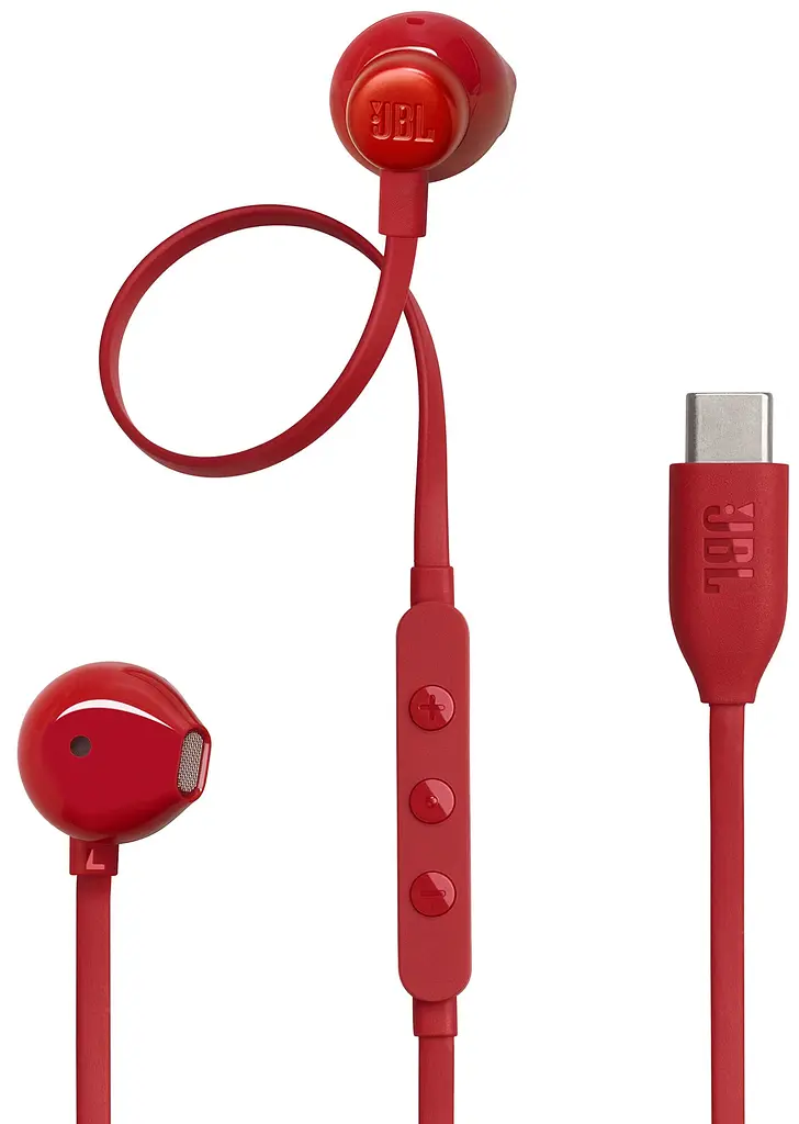 Навушники JBL Tune 305C USB-C червоні (JBLT305CRED)
