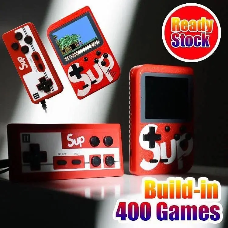 Ретро игровая приставка c джойстиком Dendy Sup Retro Game Box with Controller 400 игр (Black) [47104] - фото 4